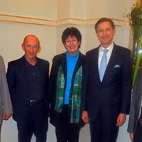 MR Kutscher, MR Mag. Grosinger, Vizepräs. Weber, Dr. Vogl, Schriftf. Hirsch